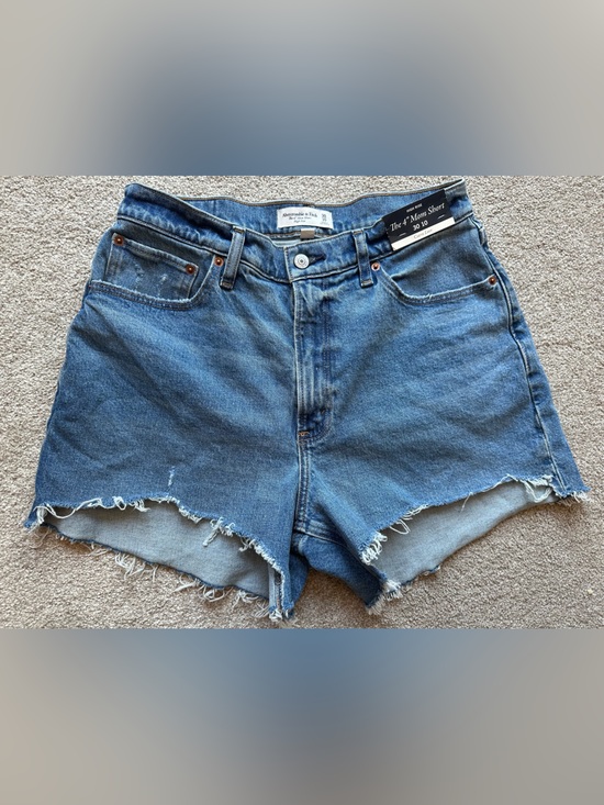 Abercrombie & Fitch Pants - Abercrombie & Fitch Distressed Blue Denim Cutoff Shorts